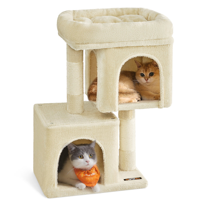 67 cm H Cat Tree / Condo, Beige