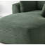 Le fauteuil inclinable surdimensionné en velours côtelé de style moderne se transforme en canapé-lit confortable, aucun assemblage requis, il s'intègre facilement dans les salons, les dortoirs et les appartements