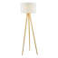 29cm H Fabric Drum Lamp Shade ( Screw On ) in White