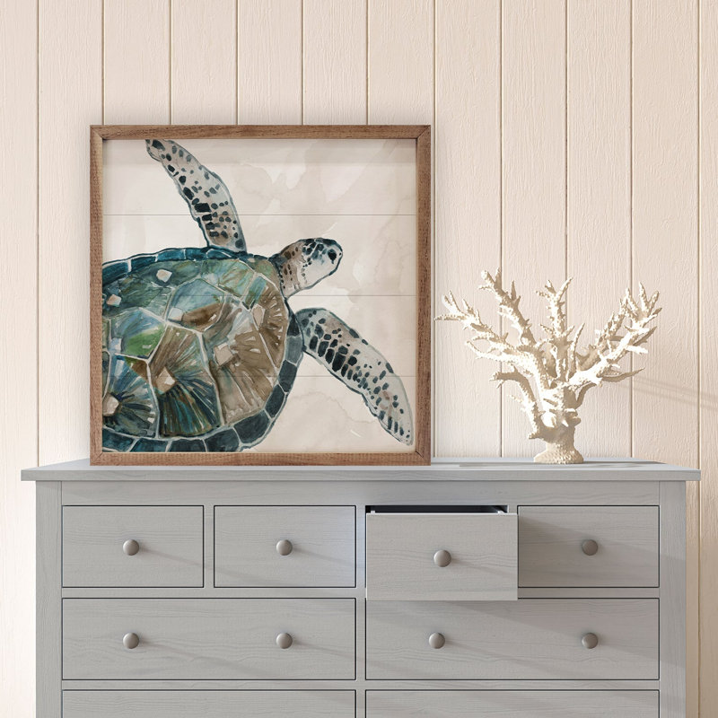«Neutral Turtle I» par Carol Robinson, H 4 po x l 4 po