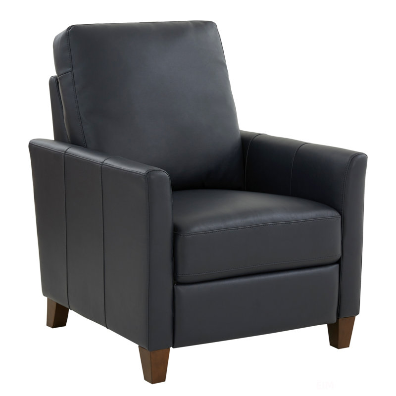 Fauteuil inclinable moderne en cuir, Bleu