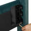 Lit plateforme tapissier Velvet