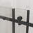 Matte Black Shower Door, 1/4"  6Mm  Tempered Glass, Waterproof Performance, Quiet Sliding In Bathroom Clear Smooth And