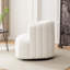 Fauteuil demi-tonneau pivotant rembourré Bryonie-1392196008