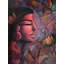 «Goddess Parvati with Lotus», peinture acrylique sur toile par Kangana Vohra