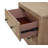 2 Drawer Nightstand With Sand Finish