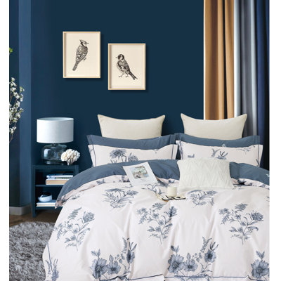 Cotton Twill Floral Comforter Set