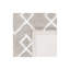 Tapis beige / blanc à motif géométrique touffeté à la main Aderita-162472615