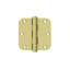 Deltana DSB35R510B-R 3-1/2" x 3-1/2" x 5/8" Radius Hinge, Residential in Oil-rubbed Bronze Pair-848653345