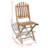 Mira 4 - Person Bamboo Solid Wood Patio Dining Set Round Table