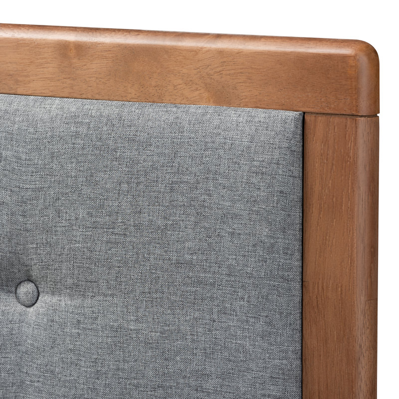 Tête de lit tapissier Kintzel, Très grand, Gris foncé