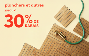 planchers et autres en solde