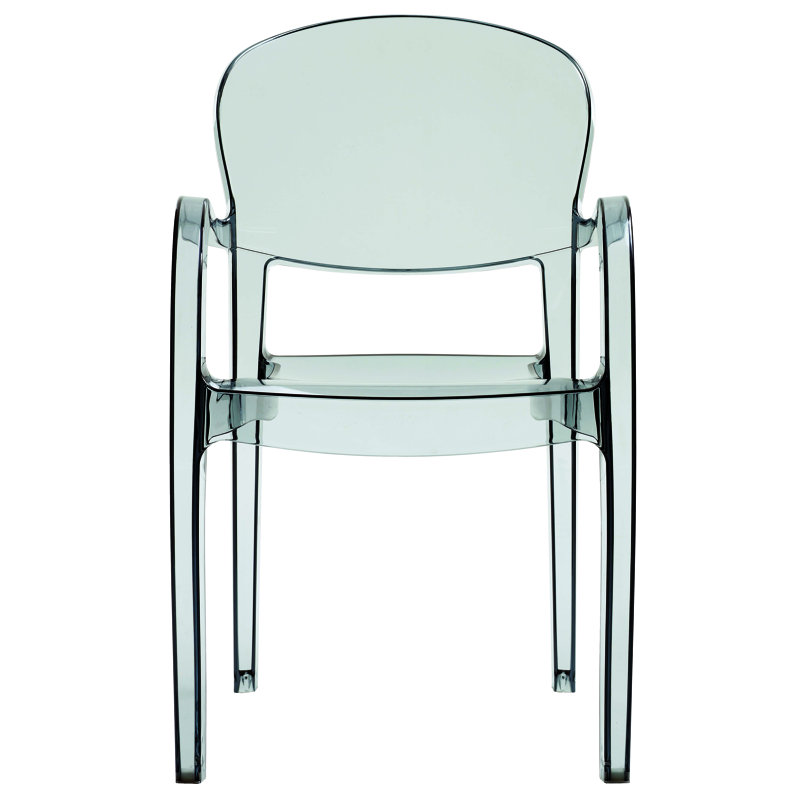 Jobe Stacking Chair, Translucent grey