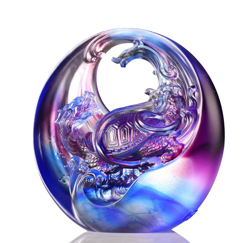 Créature de cristal, Violet / rouge