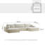 6 Seater Reclining Corner Sectional-1949053909