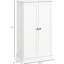 Armoire de cuisine à 5 tablettes avec 12 épices - Gardez vos plats, livres de cuisine, casseroles, poêles à l'intérieur