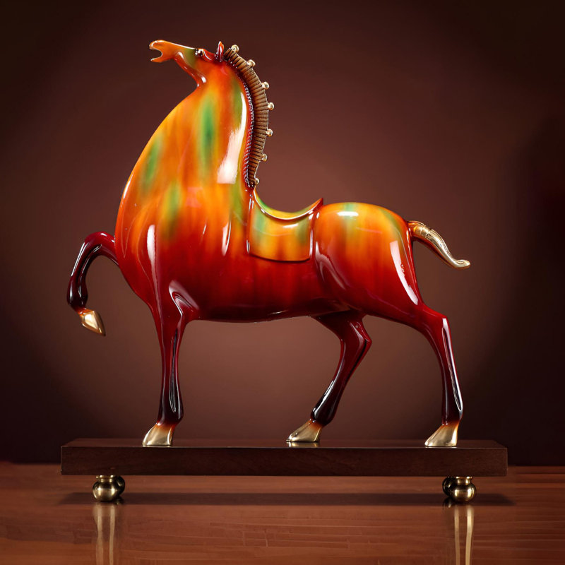 Statue de cheval artisanal en bronze - Succès et raffinement