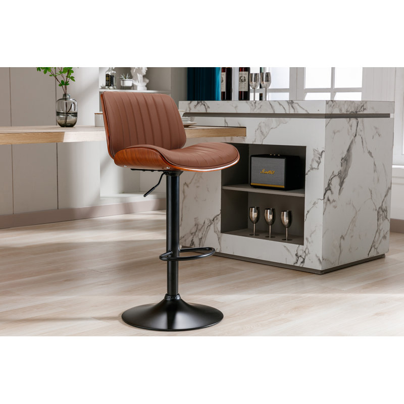 Tabouret de bar Bragonier, Brun