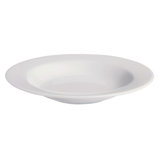 G.E.T. High-Strength Porcelain Rimmed Soup Bowl, 9.7 Ounce, White (Set of 12)