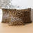 Textured Leather Throw Pillow