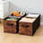 Foldable Fabric Storage Cubes With Handles, Storage Bins For Shelves, Closet, Cabinet Organizer, Collapsible Decorative Storage Boxes-678219191-678219190-678219185