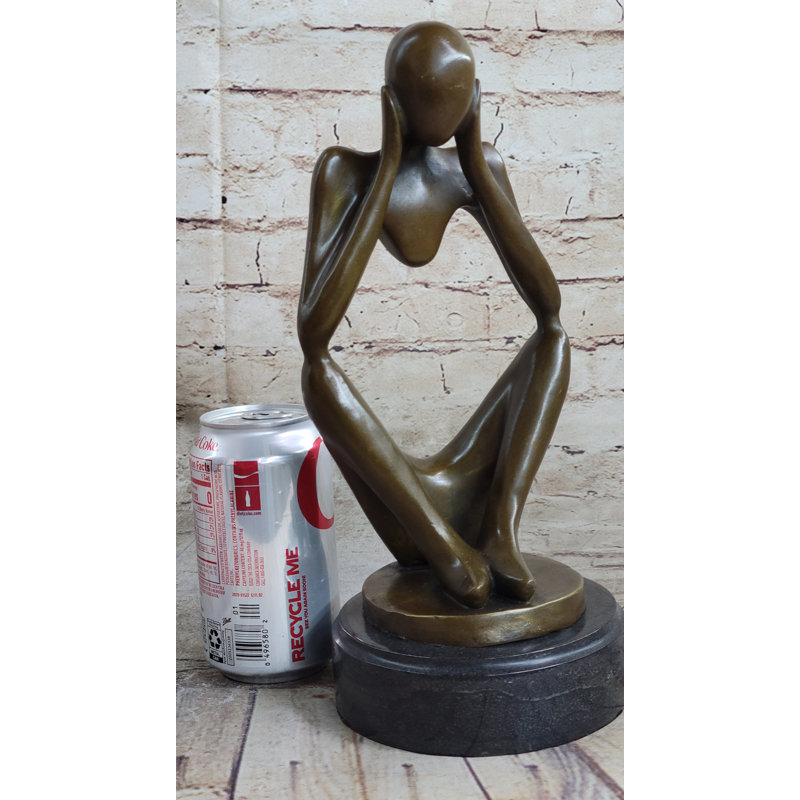 Art moderne - Sculpture cubisme de Francsisci, œuvre d'art signée