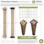 Enveloppe de colonne carrée Timberthane-64467004-70705714-70705716