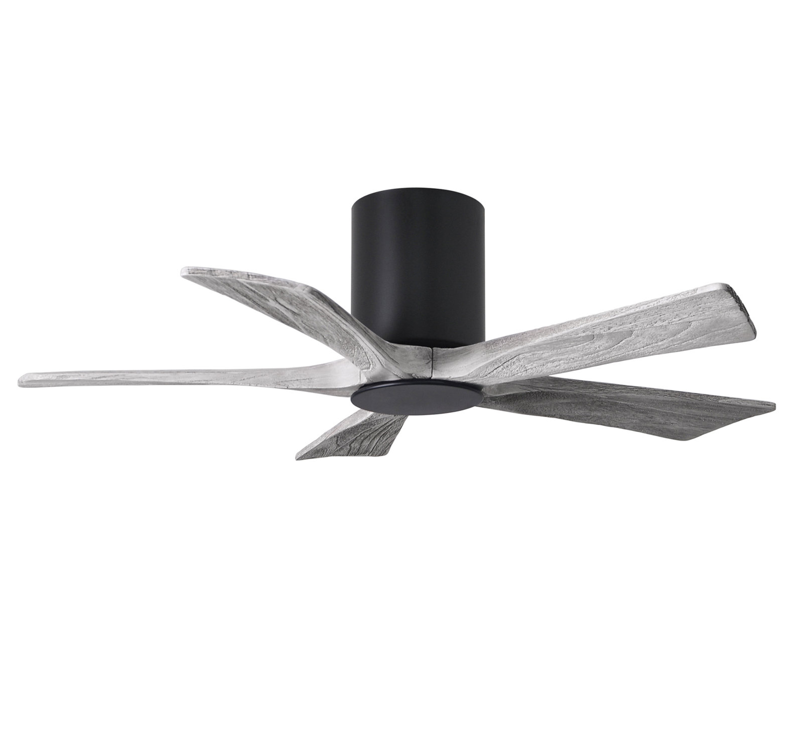 Irene Ceiling Fan with LED Light Kit, Matte Black, 42", Barn Wood Tone