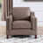 Taupe Genuine Leather selected