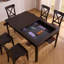 Table de jeu en bois massif avec plateau amovible pour 4 à 6 joueurs-126757091