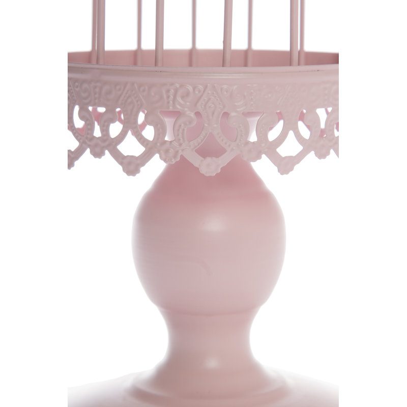 Metal Lantern, Pink