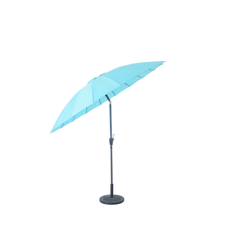 Calton 253cm Traditional Parasol, Aqua