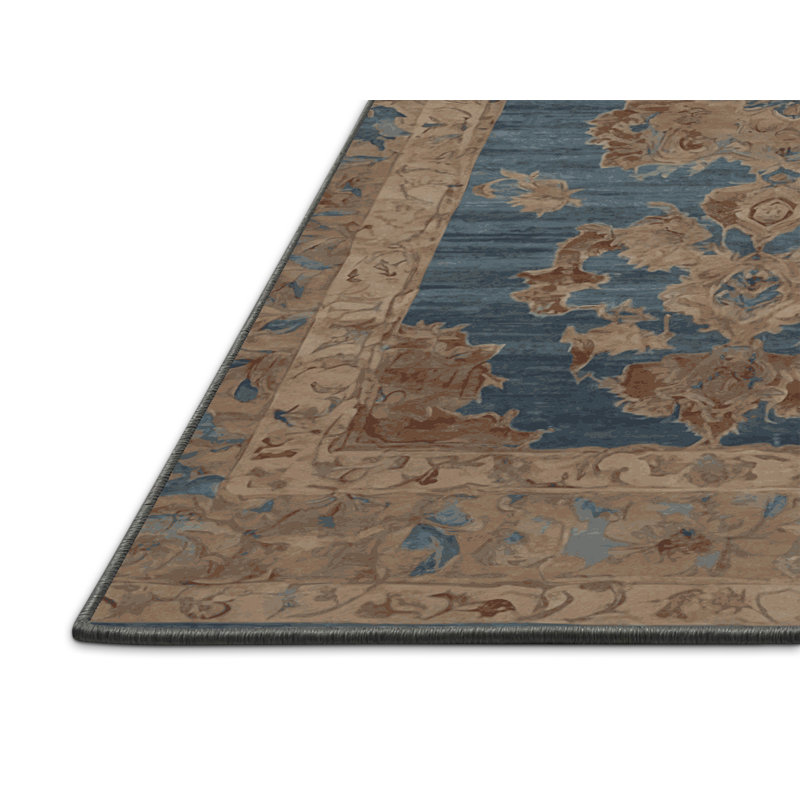 Tapis gris soyeux et moelleux, Carré 3 pi