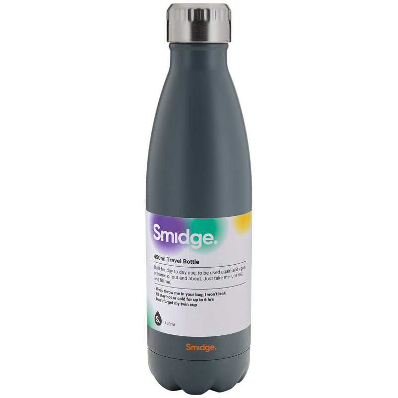 Smidge The Induction Collection 500ml Stainless Steel Water Bottle