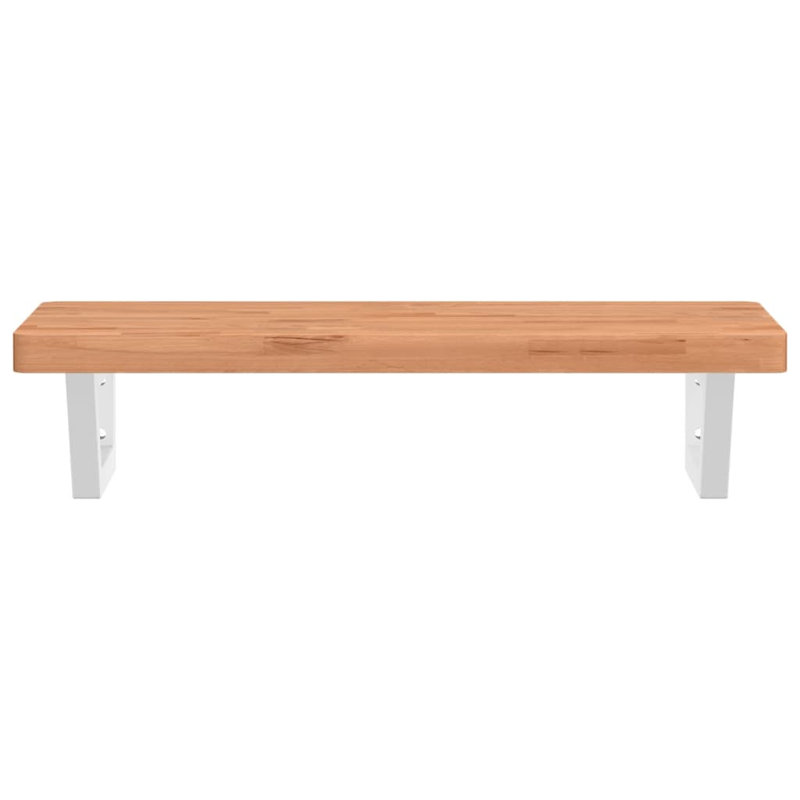 Accent Shelf, White, 4" H x 80" W x 40" D