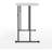 5" Plastic Folding Training And Event Table, Rectangular Folding Training Table With 330-Lb. Static Weight Capacity, White