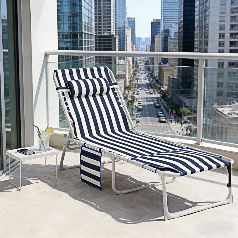Chaise longue d'extérieur pliante, 1