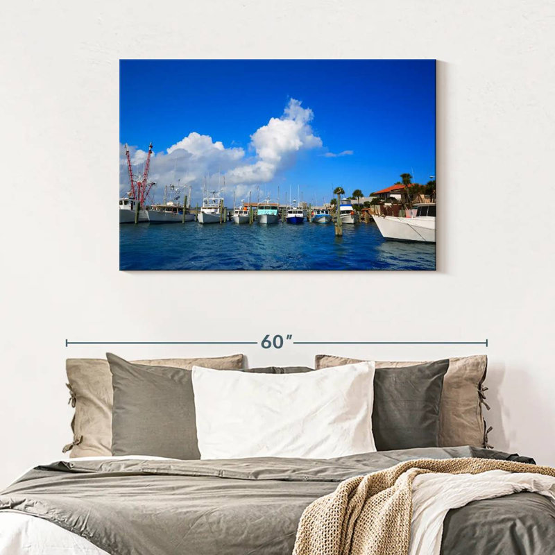 Mehar Port Orange Marina Boats, 30" H x 45" W