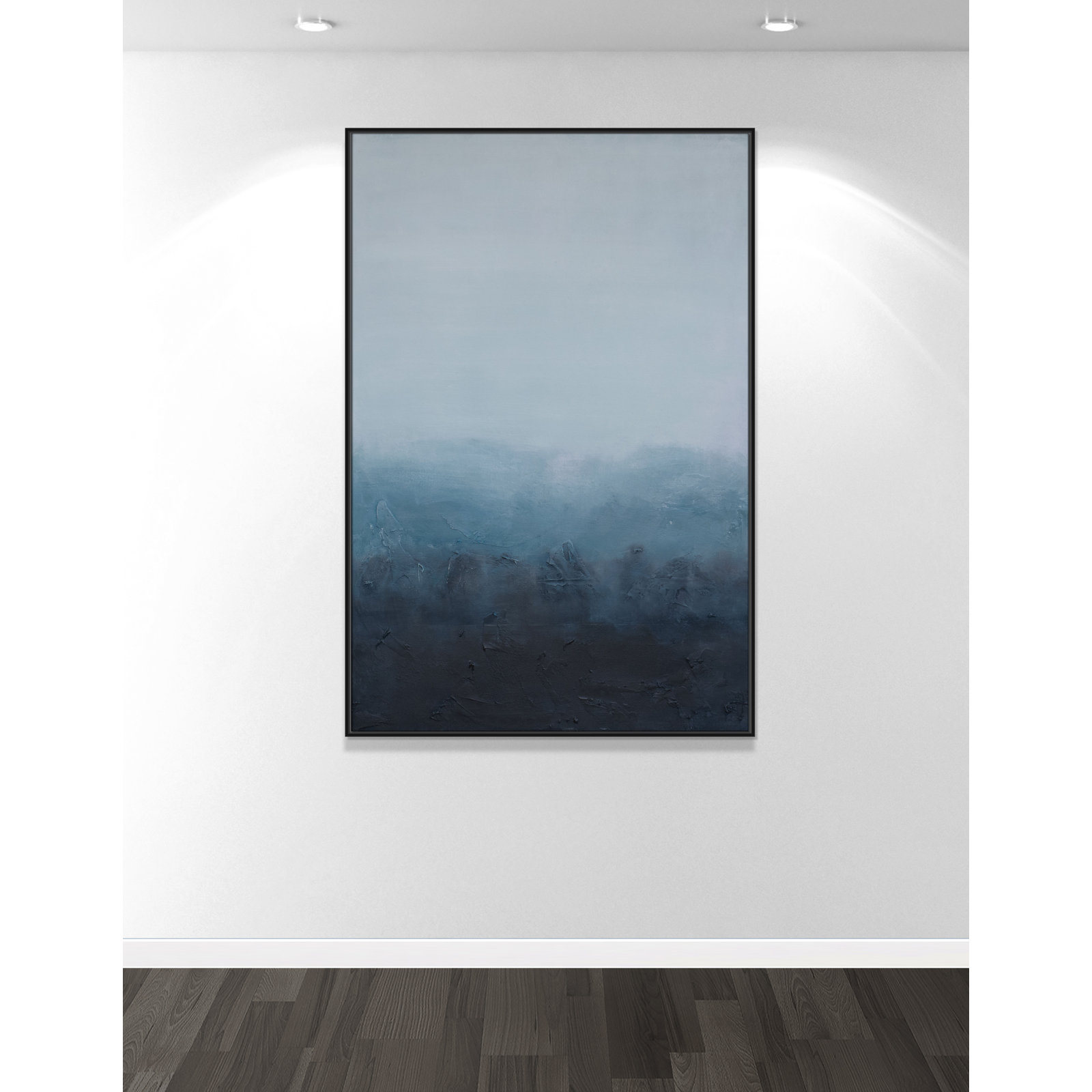 Elemental I Print by S.H. Khan, Black Floater, 41.5'' W x 61.5'' H