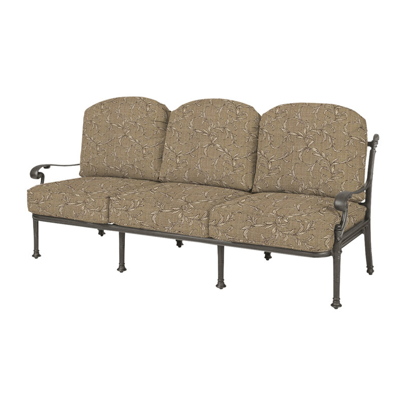 Florence Outdoor 3 - Seat Patio Sofa, Bessemer, Desert Bronze