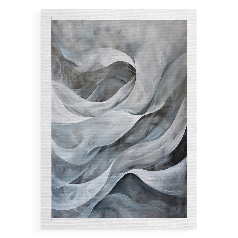 Série ABSTRACT CDLXV - Impression sur toile seulement - NON CADRE, H 18 po x l 12 po