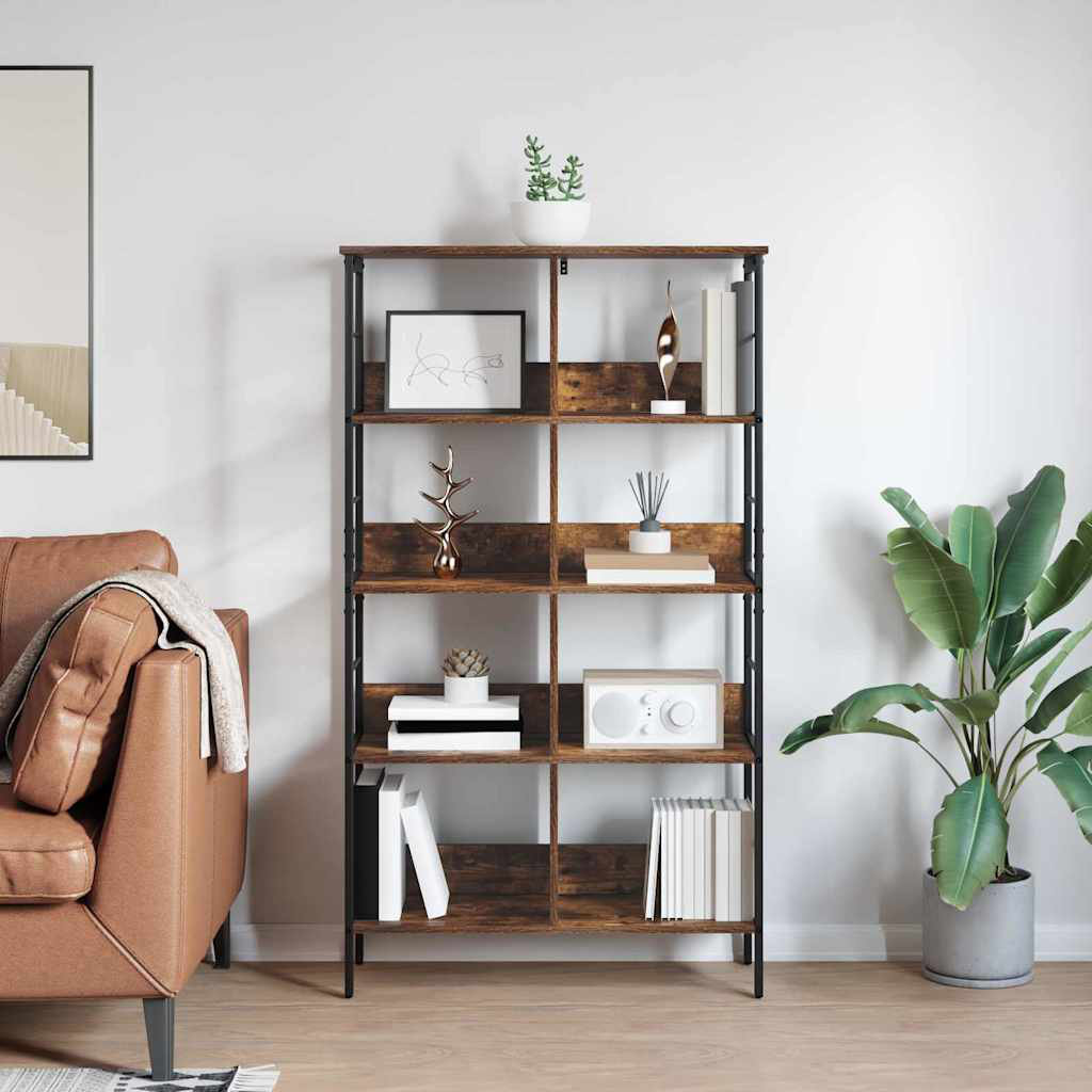 82cm W Steel Etagere Bookcase