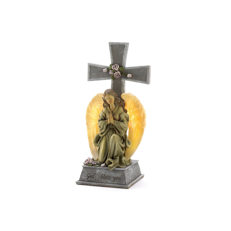 Figurine de croix solaire bénie