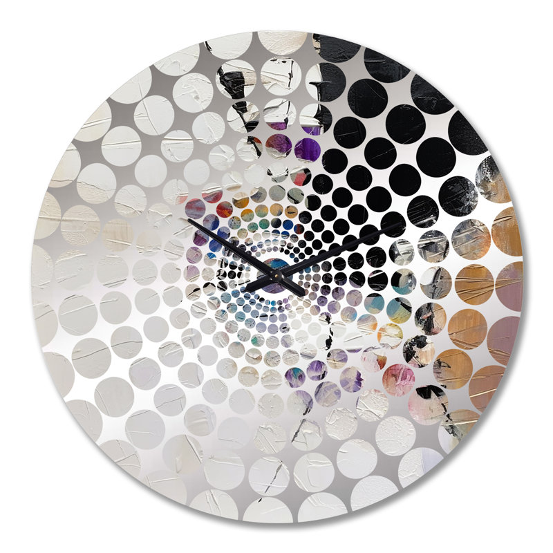 Iklim - Horloge murale géométrique abstraite, Grand
