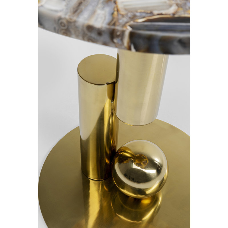 Agate Cut Side Table