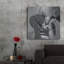  «Changer le pneu» par Decent Exposures, art mural en métal, 36 po x 36 po-1157531211