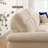 Creamy white Polyester Modular Power Reclining Sofa