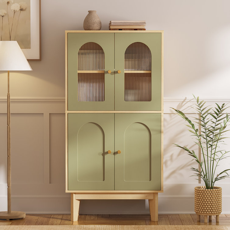 Silva Bathroom Storage Cabinet, Wooden Cabinet With Doors And Adjustable Shelves, Freestanding Floor Storage For Bathroom, Kitchen, Dining Room Or Living Room