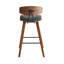 Tellis Mid-Century Modern Armless Stool in Faux Leather and Wood-1457241256-1457241261-1457241239