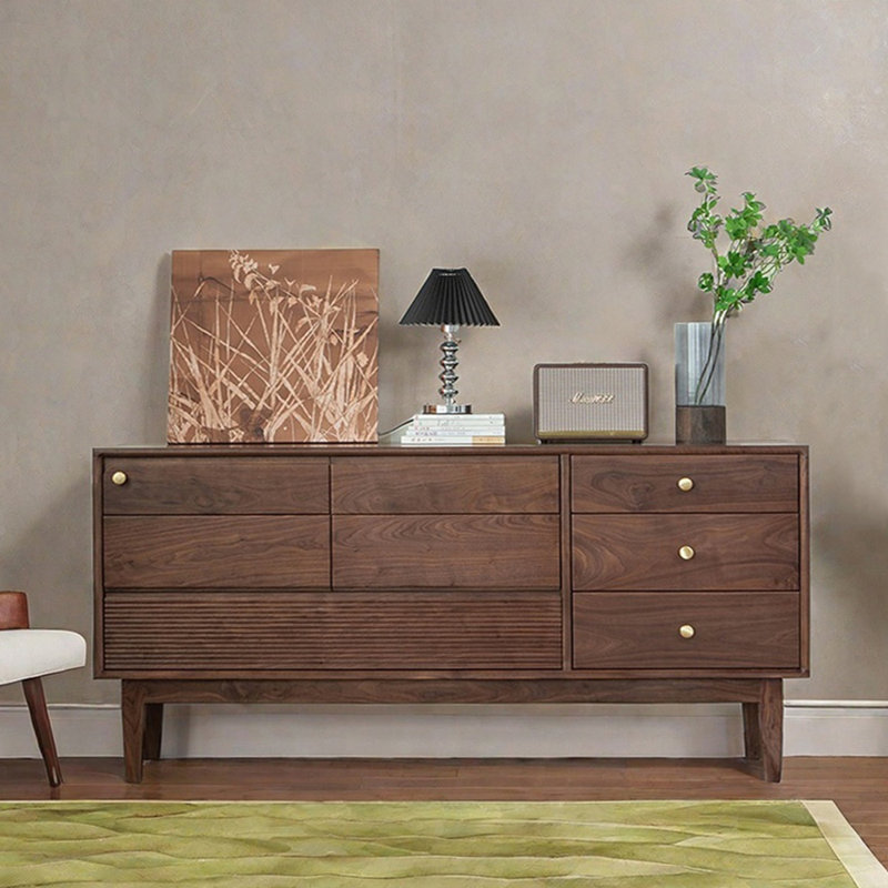 Buffet Chic Design, H 31,5 po x l 70,9 po x P 15,7 po, Brun noyer